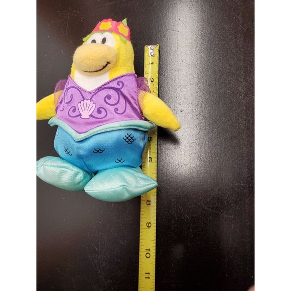 Disney Club Penguin Swimmer 8 Inch Plush - Yellow Penguin with goggles - Picture 6 of 8